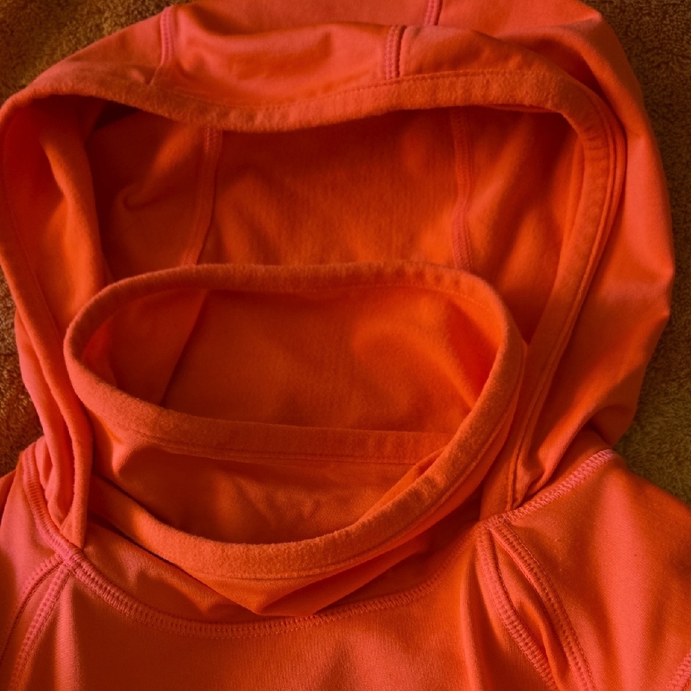 Athleta Vibrant Orange Hoodie - Picture 6 of 6
